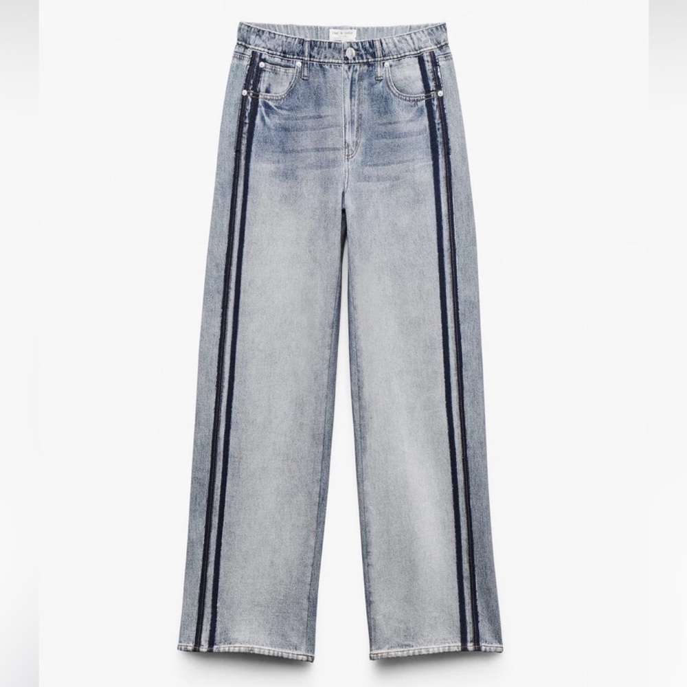 NWOT rag & bone Miramar Wide-Leg Track Pant (Coney)